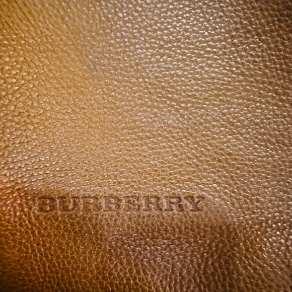Burberry Brown Leather Tote Bag like new - Picture 9 of 12